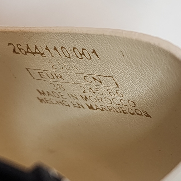 NWT Zara Flat White Leather Slider Sandals With Heel Strap Size EU 38 Stud Detai - Picture 12 of 16